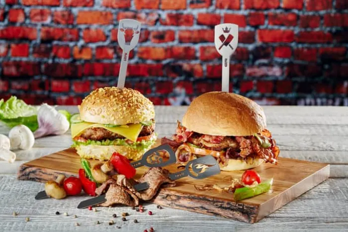 Gefu Torro Hamburgerspyd - 2 stk. L 19 cm - Rustfrit stål