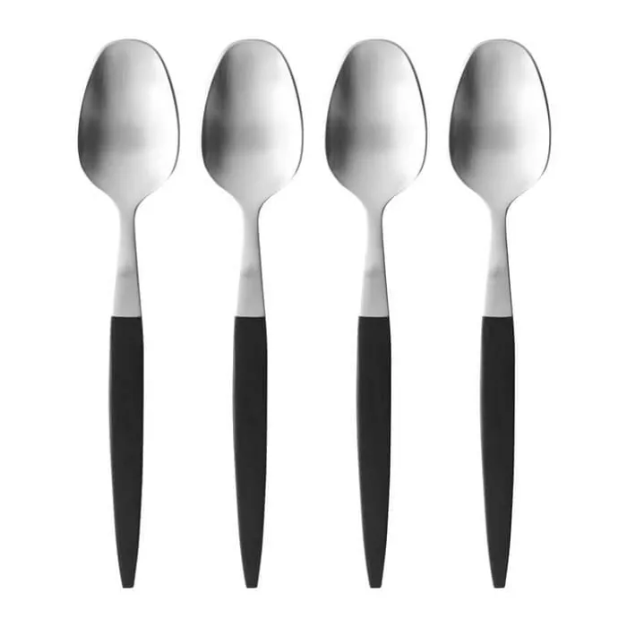 Gense Focus De Luxe Teske - 4 stk L 13,2 cm - Rustfrit stål - Sort/mat stål