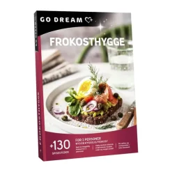 GO DREAM Gavekort - Frokosthygge For 2 personer - Vælg mellem +110 spisesteder