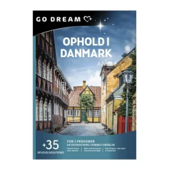 GO DREAM Gavekort - Ophold i Danmark For 2 personer - Vælg mellem +30 oplevelsessteder