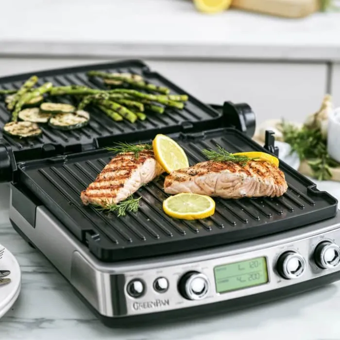Greenpan Elite Kontaktgrill 2200 Watt - Stål