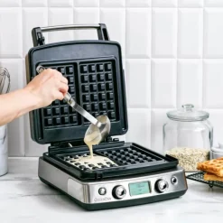 Greenpan Elite Vaffeljern Lav to slags vafler - 1600 Watt - Stål