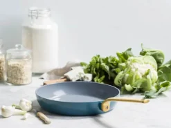 Greenpan Evolution Stegepande Ø 28 cm - Genanvendt aluminium/rustfrit stål - Non-stick belægning