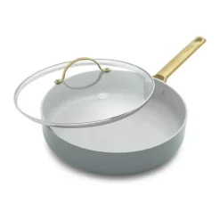 Greenpan Padova Sauterpande Ø 28 cm - Aluminium/rustfrit stål - Skye Blue