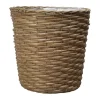 Gus Adna Kurv Ø 35 x H 35 cm - Pileflet - Brun