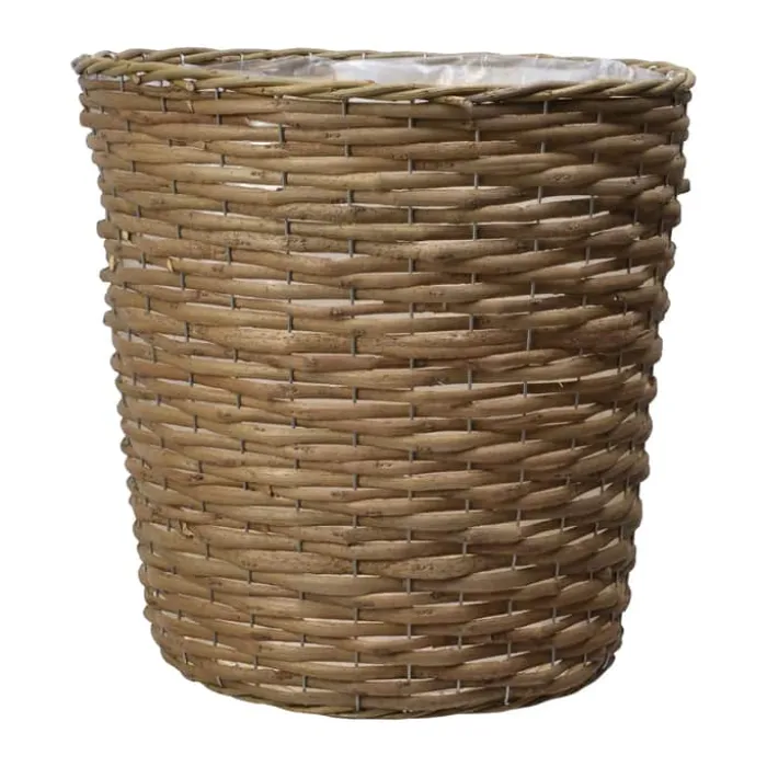 Gus Adna Kurv Ø 35 x H 35 cm - Pileflet - Brun