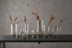 Gus Glasvase Ø 15 x H 40 cm - Glas - Klar