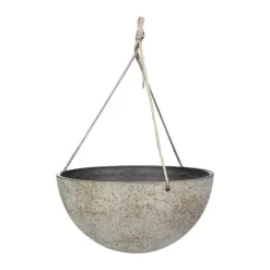 Gus Nova Hængeurtepotte Ø 35 x H 17 cm - Pileflet - Grå