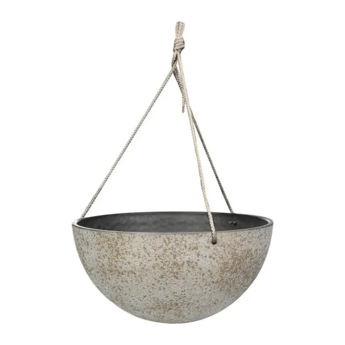 Gus Nova Hængeurtepotte Ø 35 x H 17 cm - Pileflet - Grå