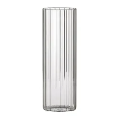 Gus Rill Glasvase Ø 10 x H 30 cm - Glas - Klar