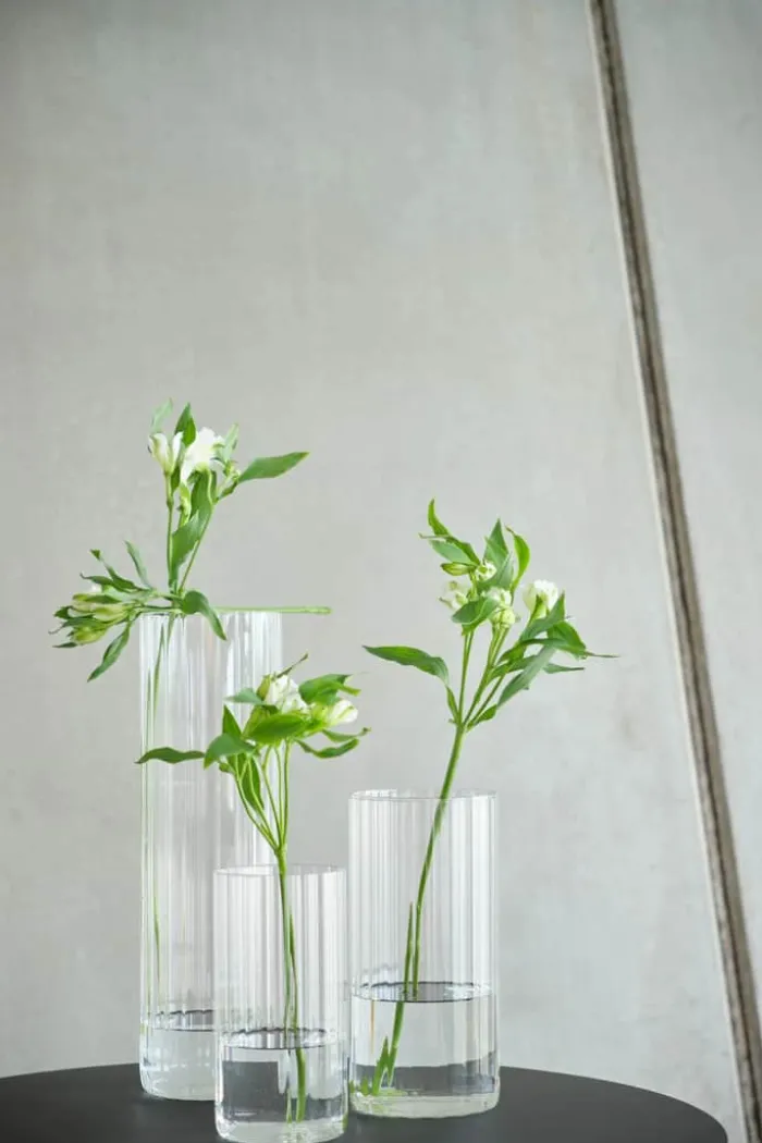 Gus Rill Glasvase Ø 10 x H 30 cm - Glas - Klar