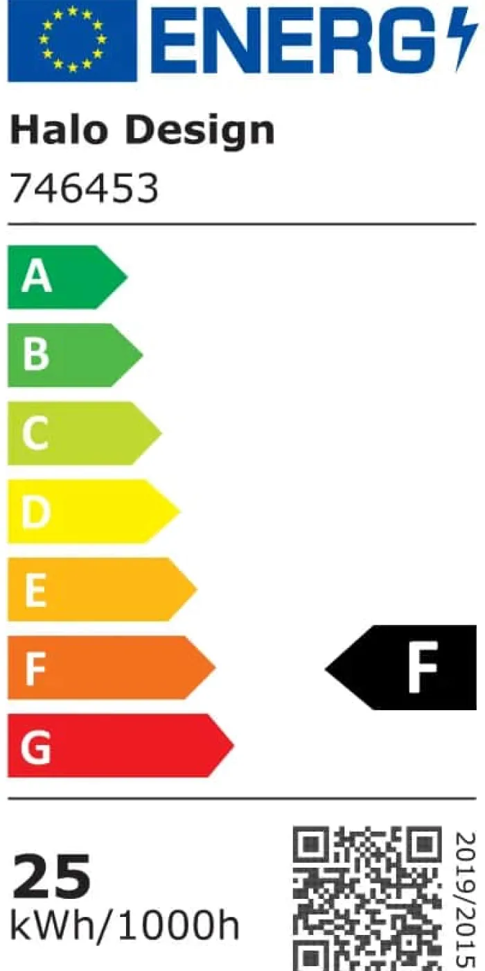 Halo Design Backlight Full Plafond Ø 30 cm - Plastik - Hvid