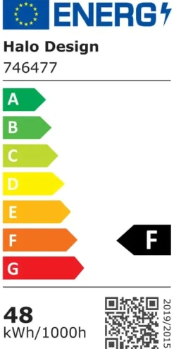 Halo Design Backlight Full Plafond Ø 50 cm - Plastik - Hvid