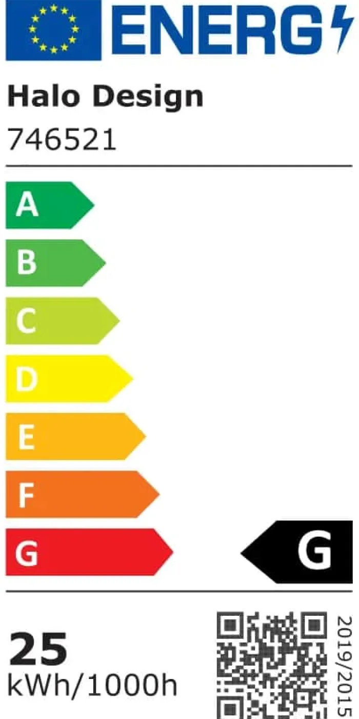 Halo Design Backlight String Plafond Ø 30 cm - Plastik - Sort