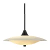 Halo Design BARONI Pendel Ø 40 cm - Mundblæst glas - Opal/Sort