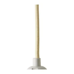 Halo Design Basis Fatningssæt L 2 meter - E27 fatning - Creme