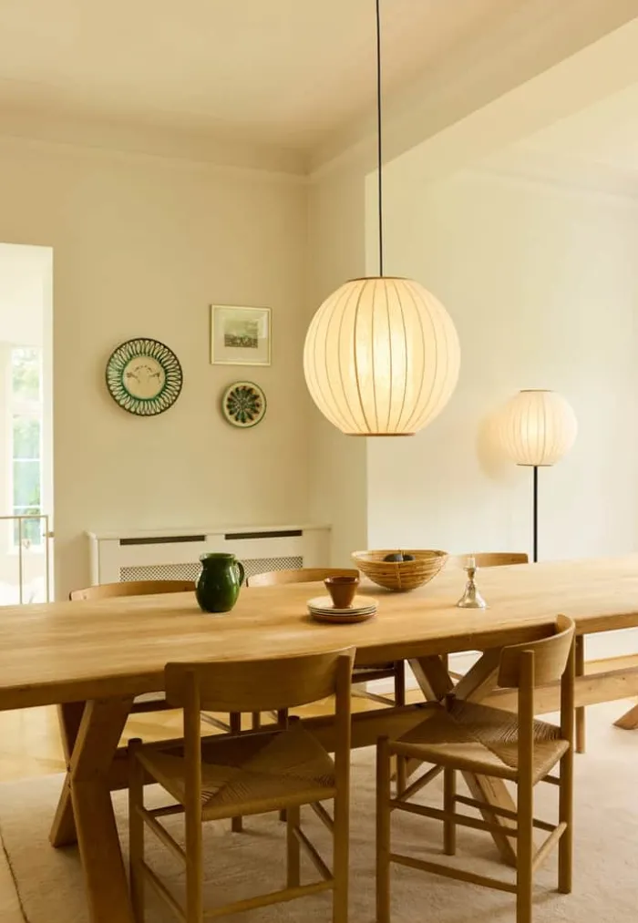 Halo Design Bolloon Gulvlampe H 150 cm - Metal/stof - Creme