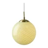 Halo Design Candy Pendel Ø 20 cm - Glas/metal - Oliven