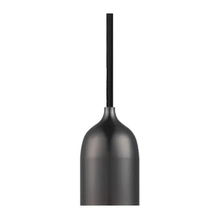 Halo Design Classic Fatningssæt H 10 cm - E27 - Gun Black