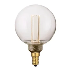 Halo Design Colors Dim LED Mini Globe Lyspære H 12 cm - E14 - Klar