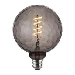 Halo Design Colors Geo LED Lyspære H 16,5 cm - E27 - Smoke