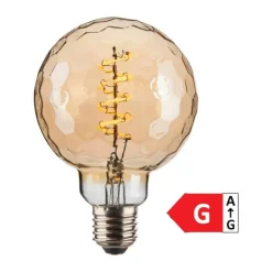 Halo Design Colors Geo Lyspære H 14,5 cm - E27 - Amber