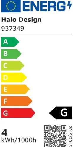 Halo Design Colors Geo Lyspære H 16,5 cm - E27 - Amber
