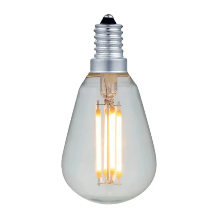 Halo Design Colors Mini Drop De Luxe LED Lyspære H 9,5 cm - E14 - Klar