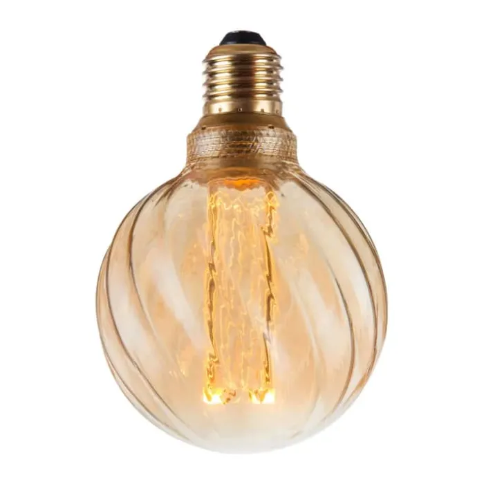 Halo Design Colors Twist LED Lyspære H 13,4 cm - E27 - Amber