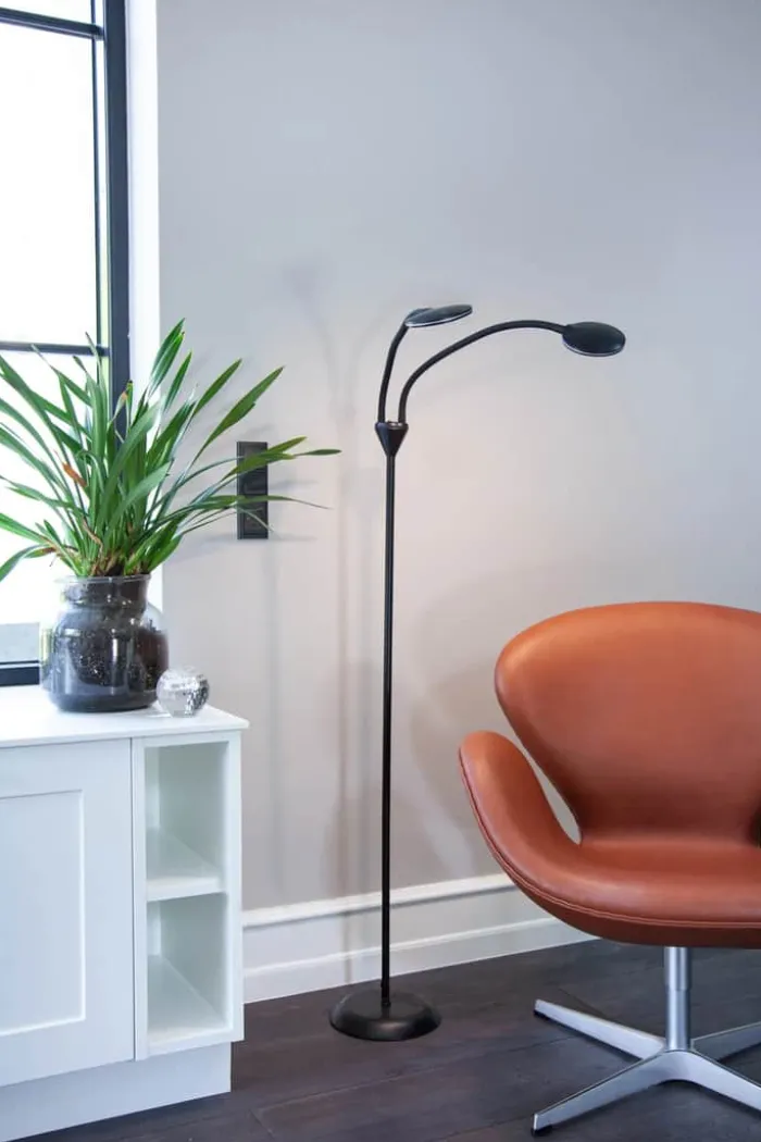 Halo Design Fix 2-arm Gulvlampe H 130 cm - ABS-plast - Sort