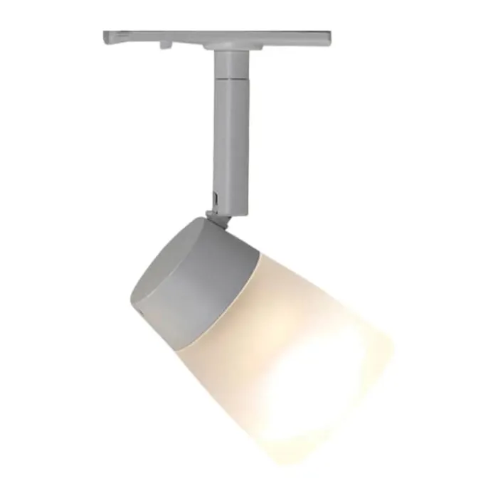 Halo Design Halotrack Skinnespot H 13 cm - Metal/glas - Hvid