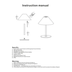 Halo Design Hygge Bordlampe H 19 cm - LED - Antique
