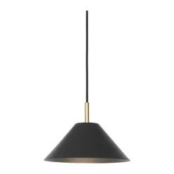 Halo Design Hygge Pendel Ø 24 cm - Metal/akryl - Graphit Sort