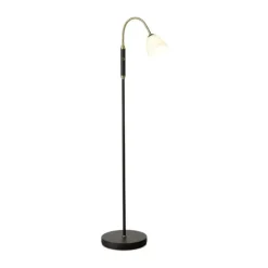 Halo Design Lucid LED Gulvlampe H 140 cm - Metal/glas - Sort