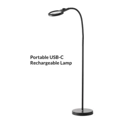 Halo Design Magni Gulvlampe H 1,3 m - Metal/glas - Sort