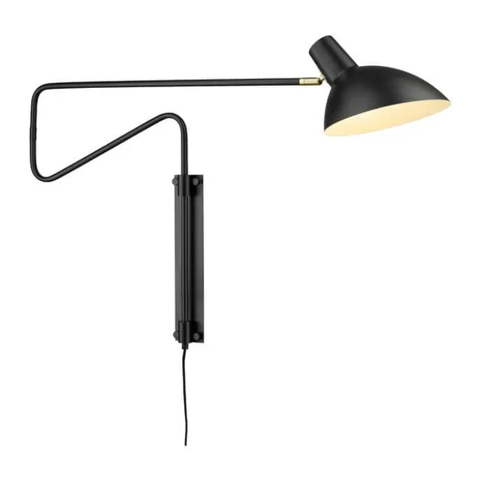 Halo Design Metropole Deluxe Væglampe H 14,5 cm - E27 - Sort