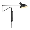 Halo Design Metropole Deluxe Væglampe H 19,5 cm - G9 - Sort