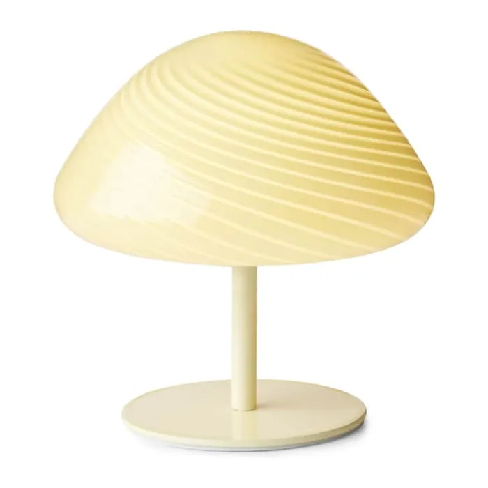 Halo Design Mini Mush Bordlampe Ø 17 x H 17 cm - Metal/glas - Creme