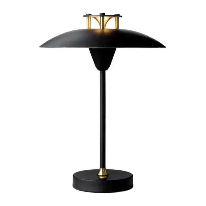 Halo Design Mini Stepp Bordlampe Ø 16,5 x H 23 cm - Metal - Sort
