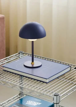 Halo Design Moon Light Transportabel Bordlampe H 35 cm - LED - Mørkeblå