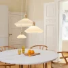 Halo Design Paris Pendel Ø 56 cm - Tekstil - Hvid
