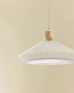 Halo Design Paris Pendel Ø 56 cm - Tekstil - Hvid