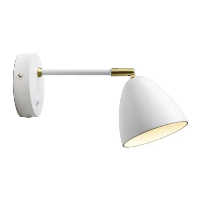 Halo Design Room Væglampe Ø 13,5 x H 23,3 cm - Metal - Hvid