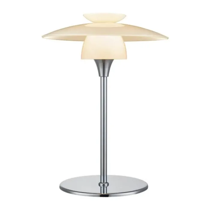 Halo Design Scandinavia Bordlampe Ø 20 x H 29,5 cm - Glas/forchromet metal - Opal