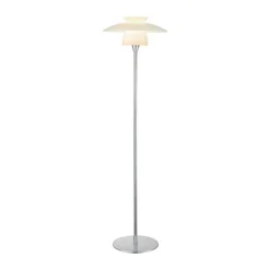 Halo Design Scandinavia Gulvlampe H 150 cm - Glas/forchromet metal - Opal