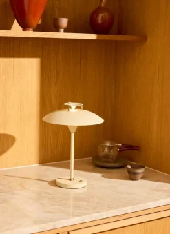 Halo Design Stepp 1-2-3 Transportabel Bordlampe Ø 22 x H 30 cm - LED - Cream