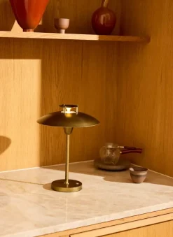 Halo Design Stepp 1-2-3 Transportabel Bordlampe Ø 22 x H 30 cm - LED- Antik