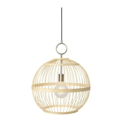 Halo Design Stockholm Nordic Pendel Ø 50 cm - Metal/bambus - Natur