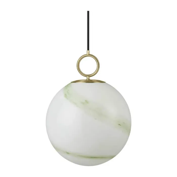 Halo Design Stockholm Pendel Ø 30 cm - Glas/metal - Marble Green