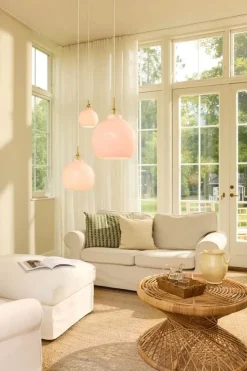 Halo Design Toscana Pendel Ø 36 x H 47 cm - Glas - Rose